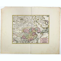 Nouvelle Carte de L'Empire De La Chine et les Pais circonvoisins - Nieuwe Kaart van t Keizerryk China en de aangrensende Landen.