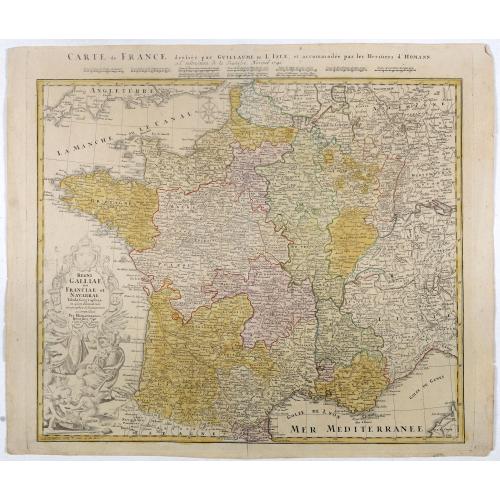 Old map image download for Regni Galliae seu Franciae et Navarrae.