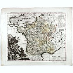 La France bénédictine, ou carte générale des abbayes . . .