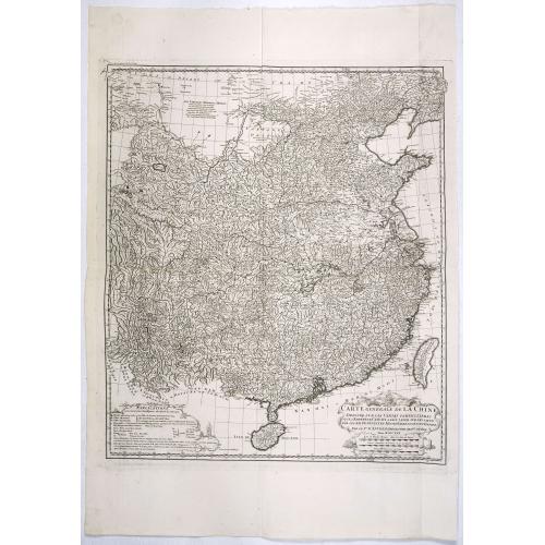 Old map image download for Carte Generale de la Chine Dressée sur les Cartes Particulieres Que l' Empereur Chang-Hi a fait lever sur les lieux..