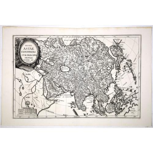 Old map image download for Totius Asiae continens cum praecipuis insulis eidem annexis