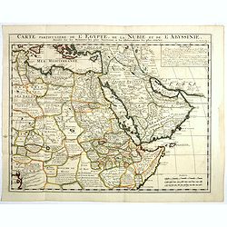 Carte Particuliere De L'Egypte, De La Nubie et de L'Abyssinie, Dressee sur les Memoires les plus Nouveaux & les Observation les plus exactes.