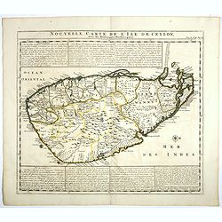 Nouvelle carte de l'Ile de Ceylon, avec des remarques Historiques.