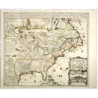 Carte de la Nouvelle France, ou se voit le cours des Grandes Rivieres de S. Laurens & de Mississipi..