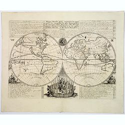 Mappe-Monde pour connoitre les progres & les conquestes...