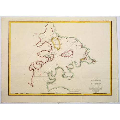 Plan de l'Entrée du Port de Bucarelli sur la cote du Nord-Ouest de l'Amerique.