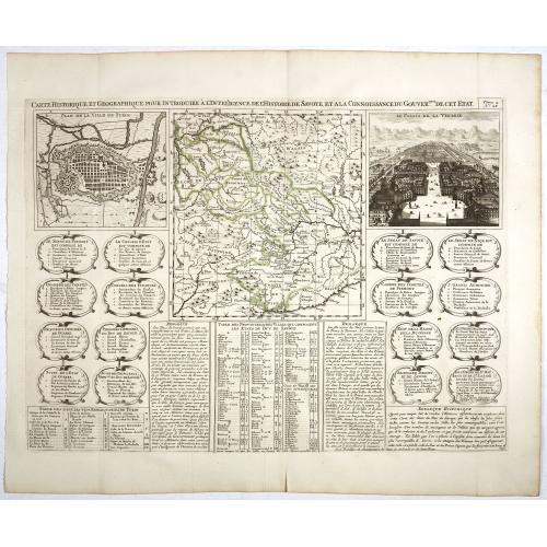 Old map image download for Carte Historique et Geographique pour Introduire a l' Intelligence de l'Histoire de Savoye . . .