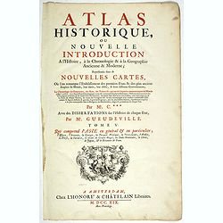 [Title page] Atlas Historique ou nouvelle introduction à l'Histoire, à la Chronologie & à la Géographie Ancienne & Moderne . . . (Tome V)