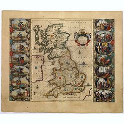 Britannia prout divisa suit temporibus Anglo-Saxonum, praesertim durante illorum Heptarchia.