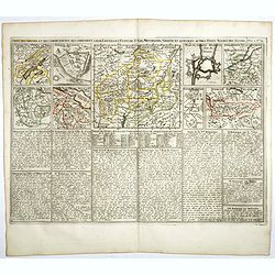 Carte des Grisons et des Communautez qui Composent leurs Ligues, les Etats de St. Gal, Neuchastel, Geneve et Quelques Autres Etats Alliez des Suisse.