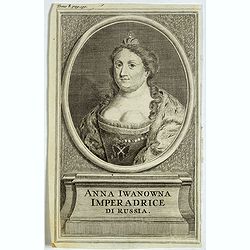 Anna Iwanowna Imperadrice di Russia.
