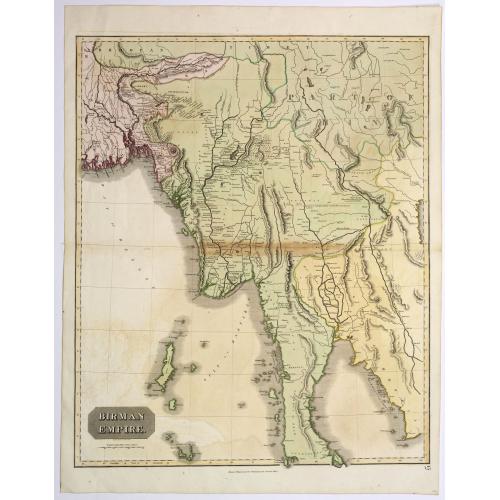 Old map image download for Birman Empire.