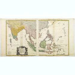 [2-sheets] Carte des Indes Orientales. . .