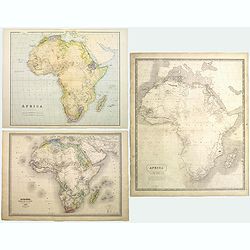 [Set of three maps] Africa.