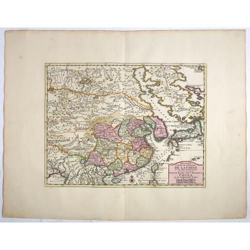 Old map image download for Nouvelle Carte de L'Empire De La Chine et les Pais circonvoisins - Nieuwe Kaart van t Keizerryk China en de aangrensende Landen.