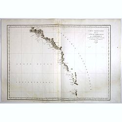 Carte Particuliere de la Cote du Nord-Ouest de l'Amerique reconnue par les Fregates Francaises la Boussole et l' Astrolabe en 1786 1e. Feuille.