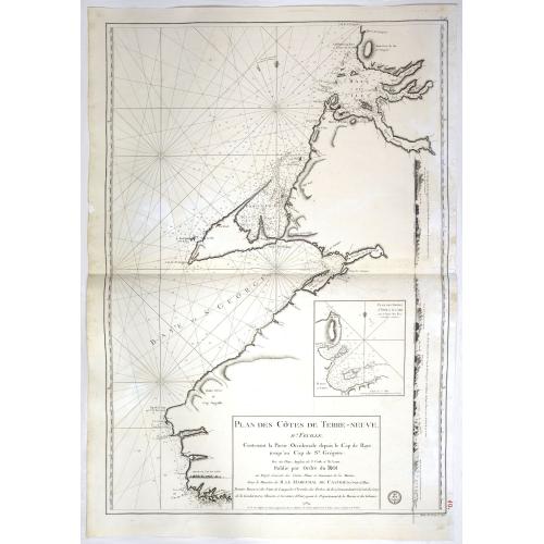 Plan des Côtes de Terre-Neuve, IV ème Feuille..
