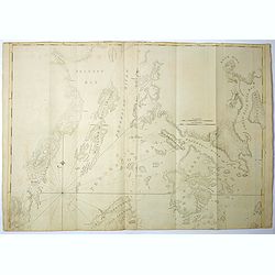 [Untitled chart of Coast of Maine showing Blue Hill Bay, Penobscot Bay, Belfast Bay, Islesboro Island, Deer Island, and other islands]