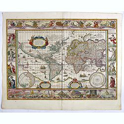 Nova Totius Terrarum Orbis Geographica Ac Hydrographica Tabula auct Guiljelmo Blaeuw.