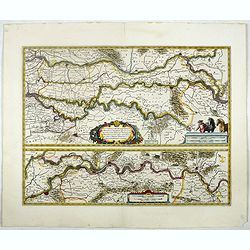 Tractus Rheni et Mosae totusq Vahalis.