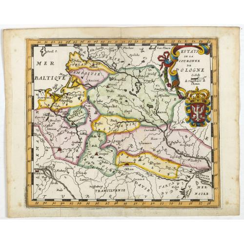 Old map image download for Estats de la Couronne de Pologne.