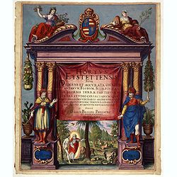 [Title page colored by Georg Mack Jr. to : Hortus Eystettensis, Sive Diligens et Accurata Omnium Plantarum, Florum, Stirpium,. . .]