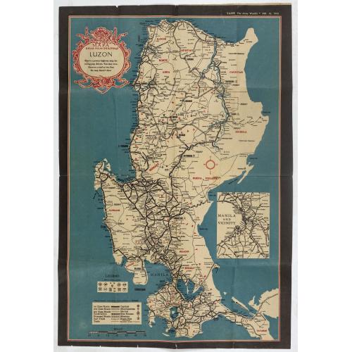 Old map image download for Mapa de las yslas Philipinas Luzon . . .