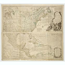 An Accurate Map of North America. Describing and Distinguishing the British and Spanish Dominions on this Great Continent. According to the Definitive Treaty Concluded at Paris 10th Feb. 1763.