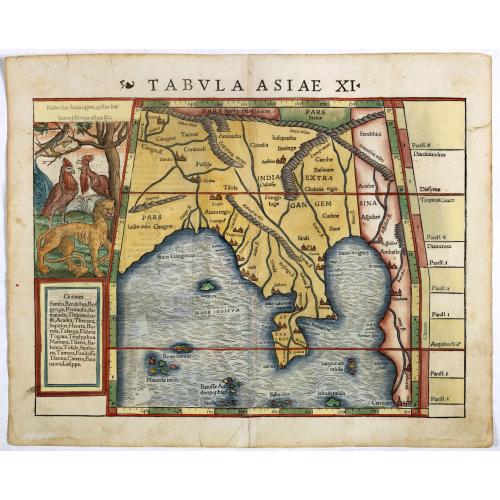 Old map image download for Tabula Asiae XI.