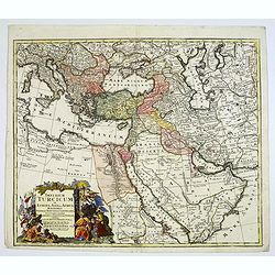 Imperium Turcicum in Europa, Asia et Africa.