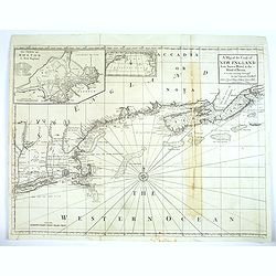 A Map of the Coast of New England from Staten Island to the island of Breton. . .