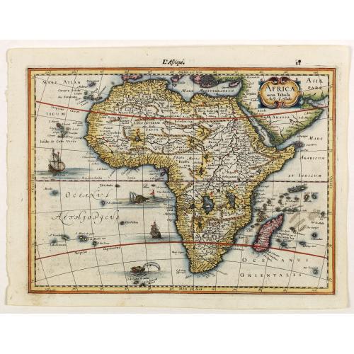 Old map image download for Africae nova Tabula . . .