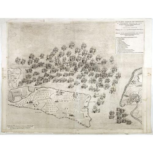Old map image download for Le grand combat ov Monsieur de Montmorancy admiral de Fance . . .
