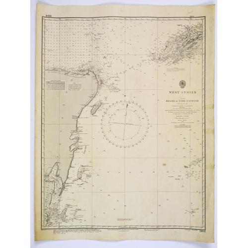 Old map image download for West Indies [chart] from Belize to Cabo Catoche.