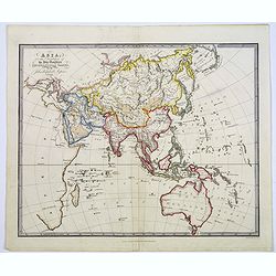 Asia for the Elucification of the Abbe Gaultier's Geographical Games.