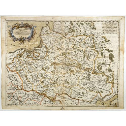 Old map image download for Stati della Corona di Polonia Divisa nella sue Principali Provincie e Palatinati da Guglielmo Sansone. . .