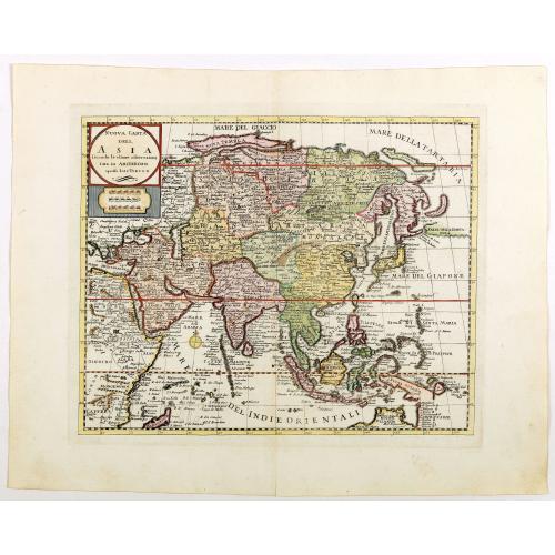 Old map image download for Nuova carta dell Asia . . .