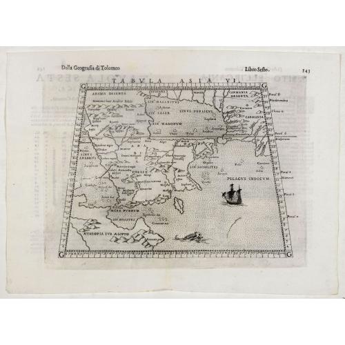 Old map image download for Tabula Asiae VI. [Arabian Peninsular]