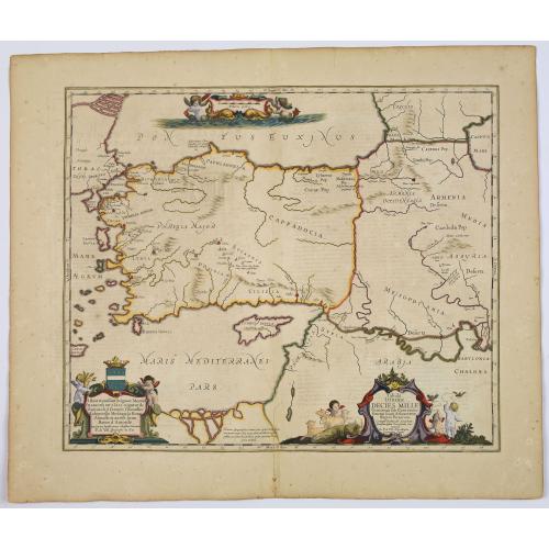 Old map image download for Tabula Itineris Decies Mille Graecorum sub Cyro... Per P. du Val. . .