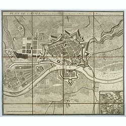 Plan de Cassel vérifié par Léopold capitaine ingénieur.