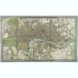 A new Plan of London and Westminster, with the borough of Southwark. 1825.
