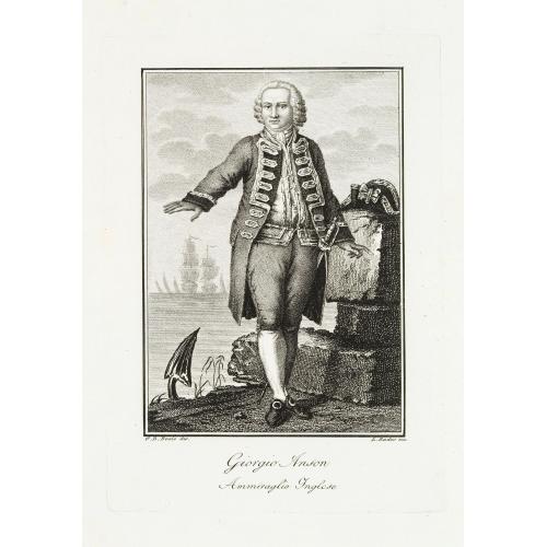 Giorgio Anson Ammiraglio Inglese.