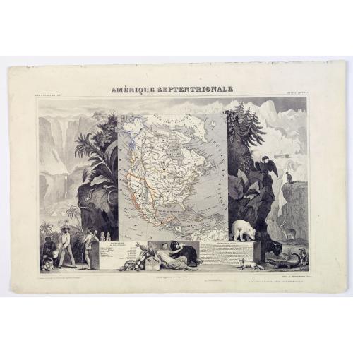 Old map image download for Amerique Septentrionale.