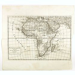 L'Afrique divisée en ses principaux etats par le Sr. Janvier Geographe.