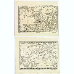A Map of Little Bokhara, and the Adjacent Countrys... [and] The Empire of Hya (including grear part of Tangul)... [2 maps]