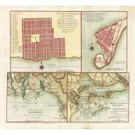 Old map image download for Plano de la Ciudad de Puerto Real, En La Isla De La Jamaica Segun Bontein y la copia de Bellin: Por D. Juan Lopez