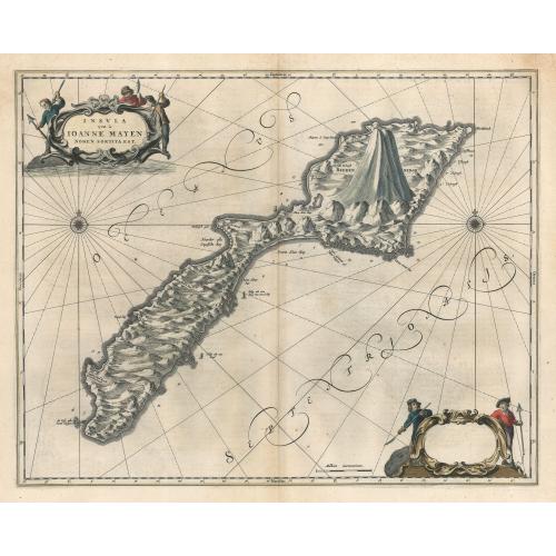 Old map image download for Insula Quae a Ioanne Mayen Nomen Sortita Est.