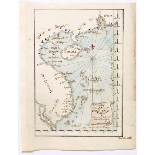 Old map image download for Karte von den Küsten von Cochin China, Tunquin und einem Theile der chinesischen Küste