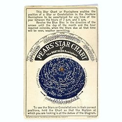 Pears' Star Chart of the Northern Hemisphere.
