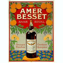 (Publicity poster) Amer Besset Sans Rival.